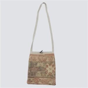 Vintage Handmade Turkish Wool Rug Shoulder Crossbody Bag